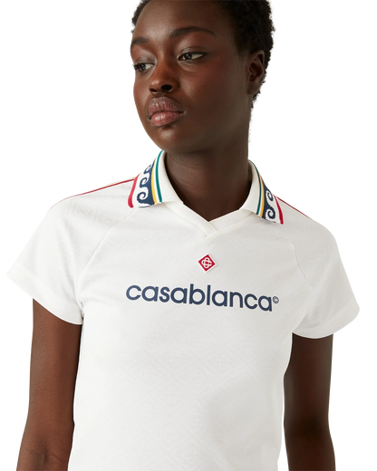 Maillot de foot jacquard à monogramme