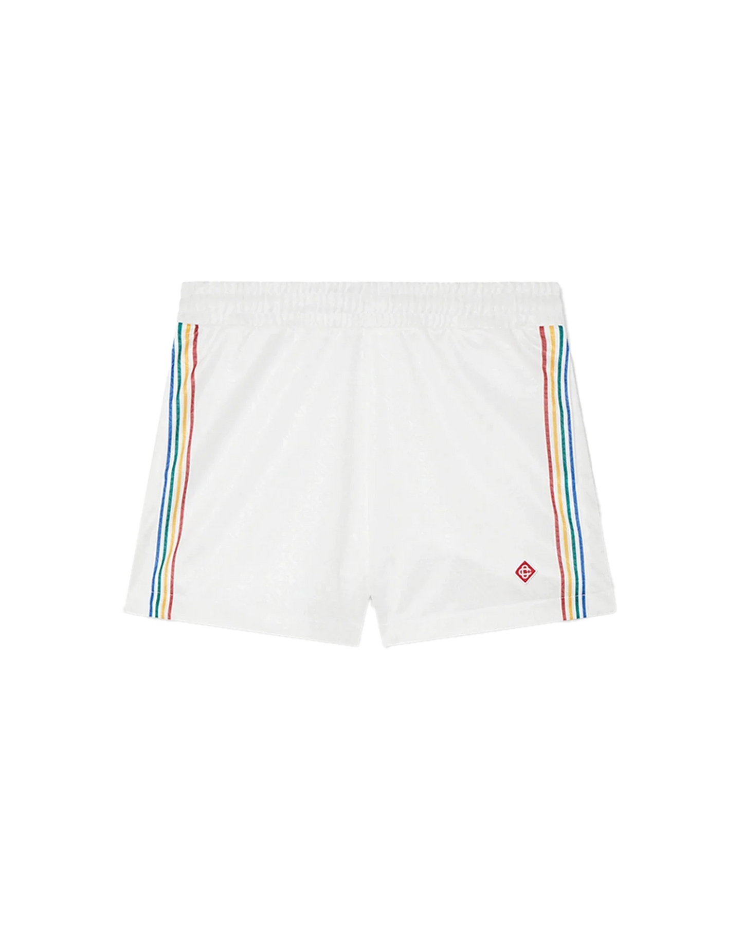 Short de football en jacquard monogrammé