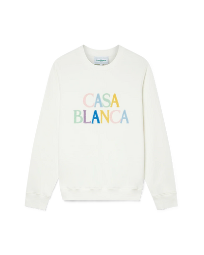 Sweat-shirt brodé du logo
