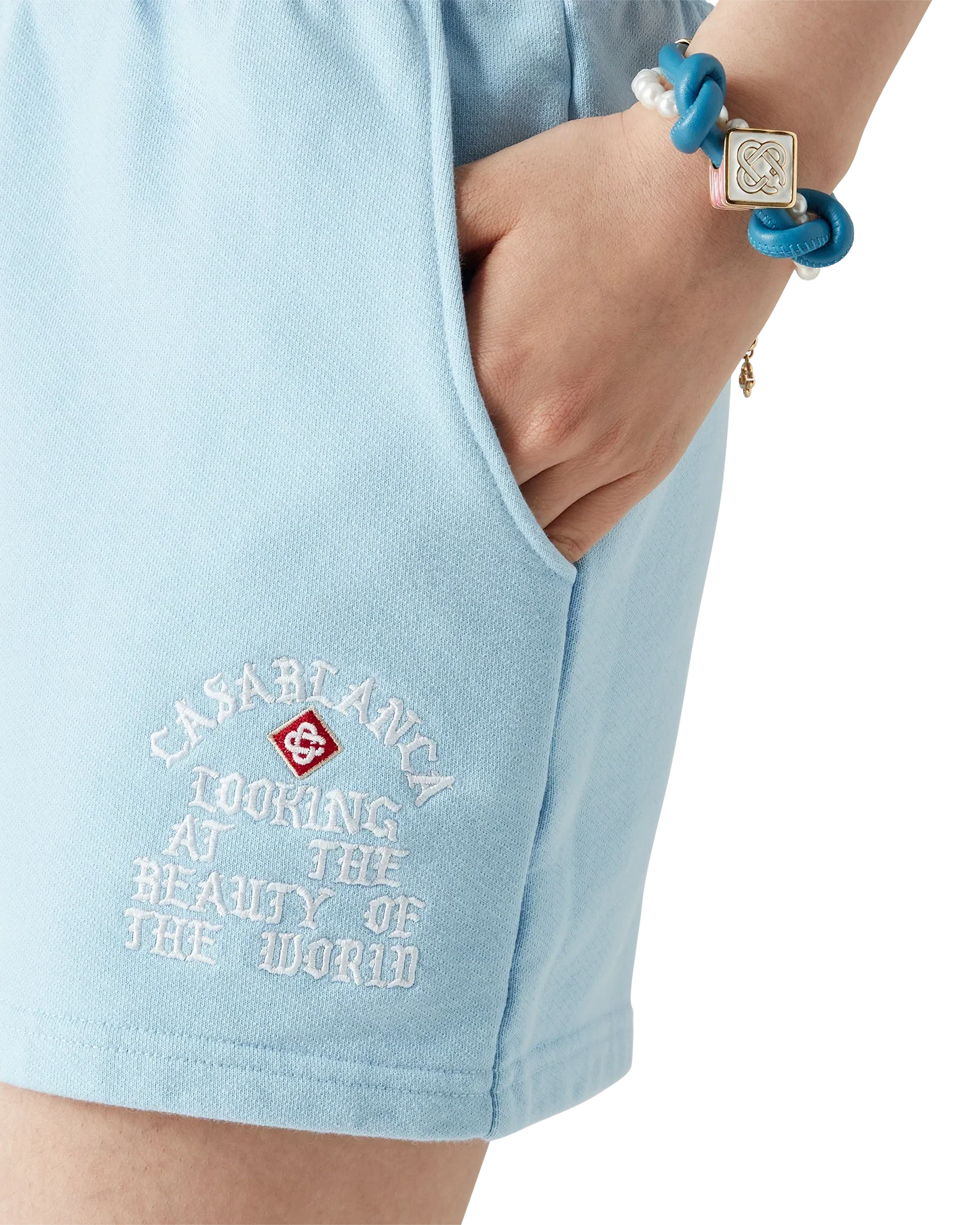 Shorts molletonnés "Beauté du monde"