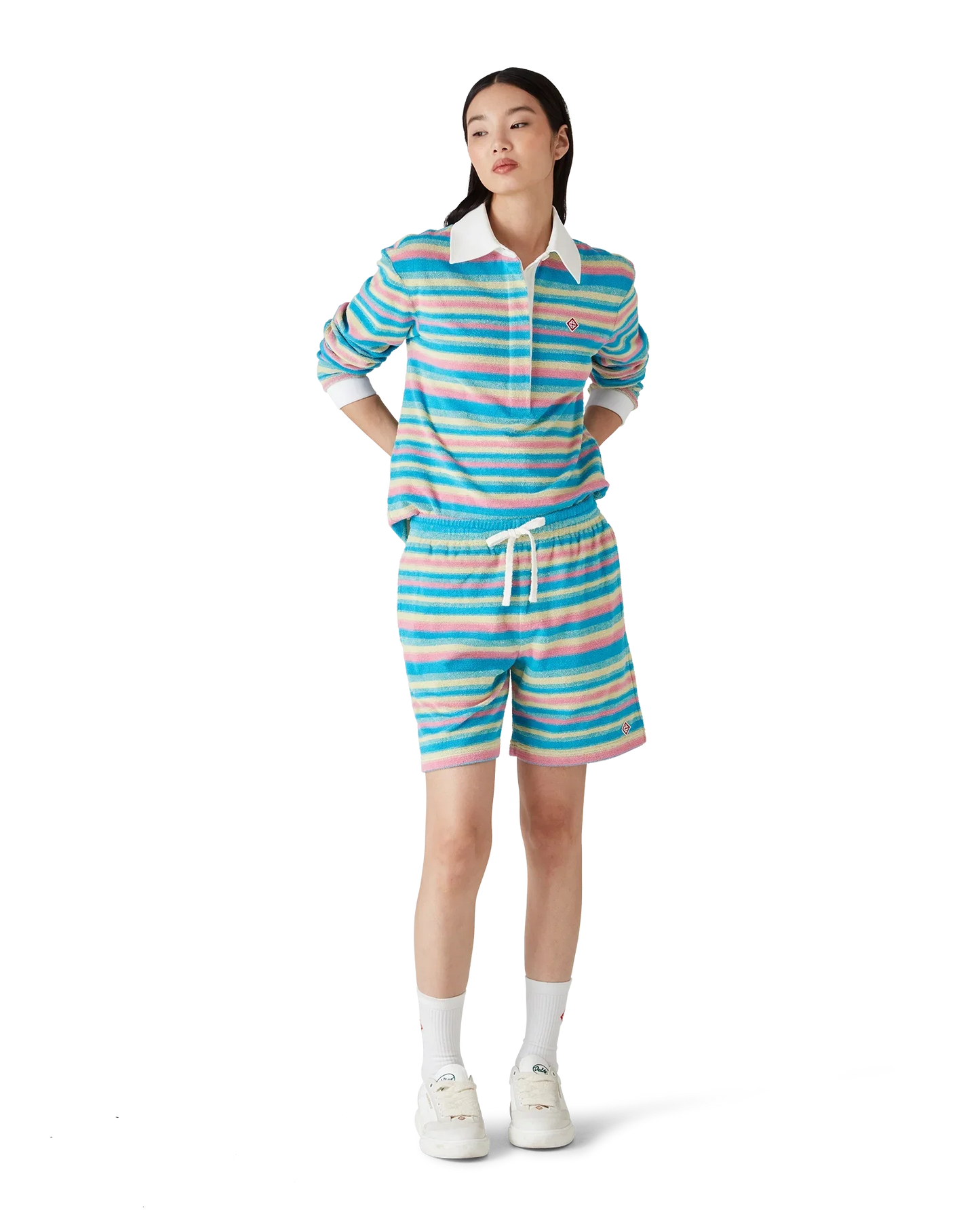 Stripe Towelling Shorts