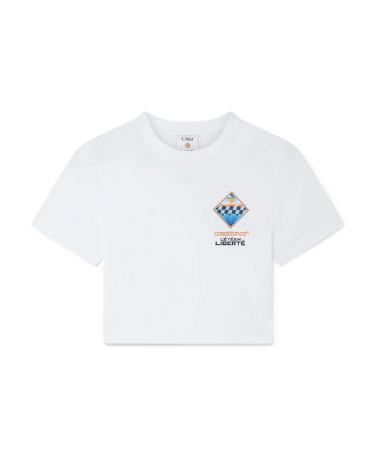 The L'¨¦t¨¦ En Libert¨¦ Short Sleeve Cropped T-Shirt