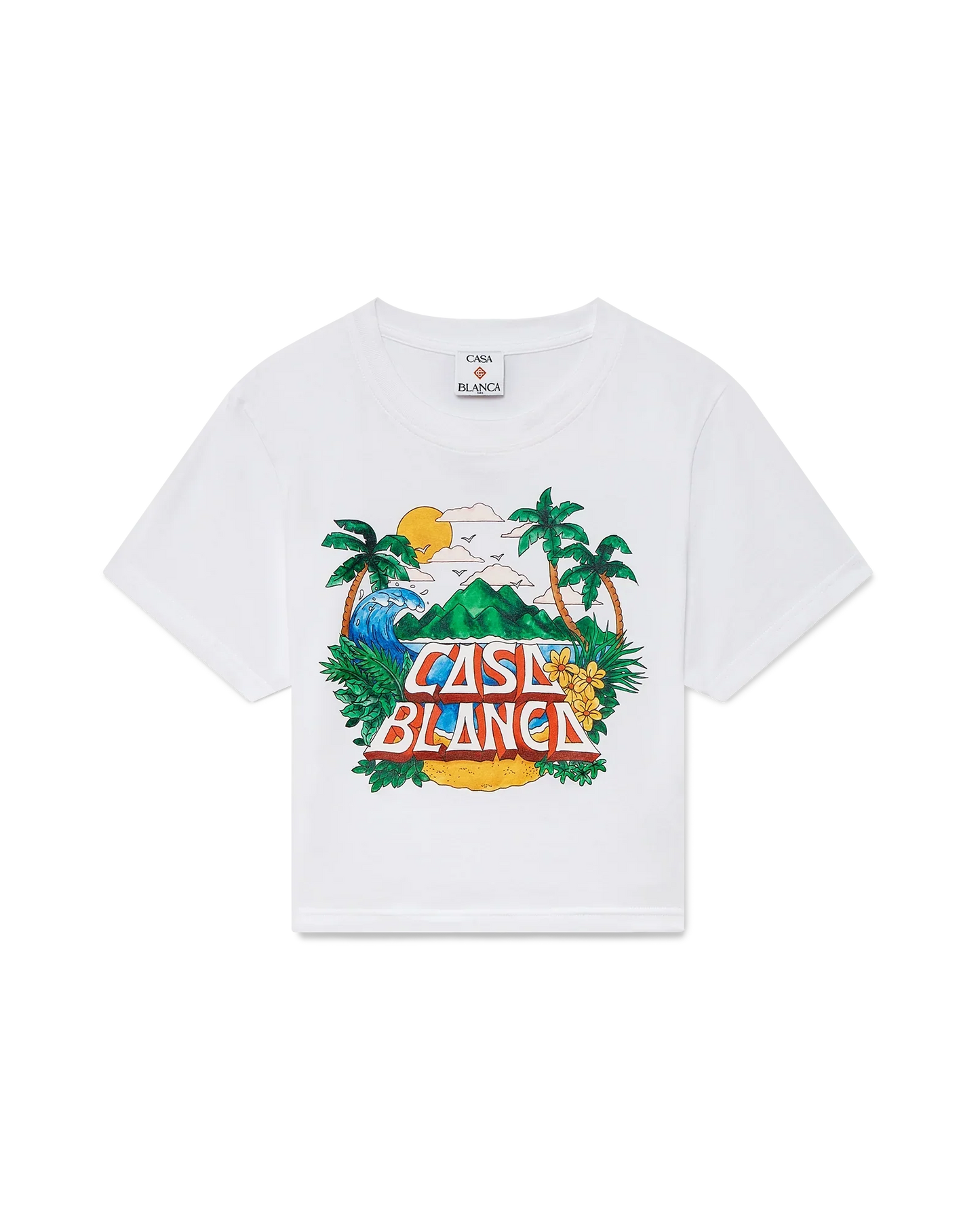 T-shirt court à manches courtes Casa Beach Wave