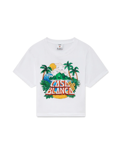 T-shirt court à manches courtes Casa Beach Wave