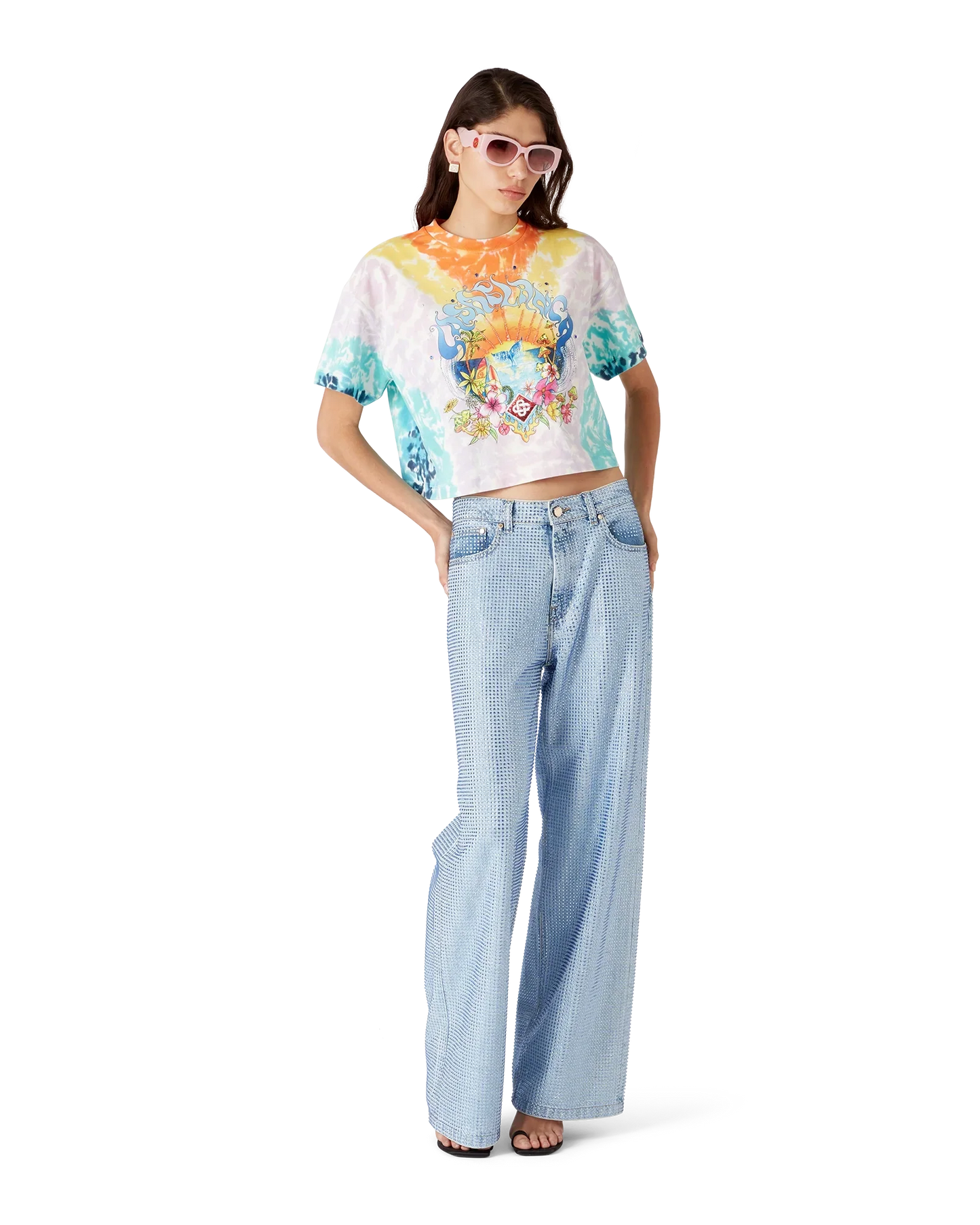 T-shirt à manches courtes Surf Trip Tie-Dye