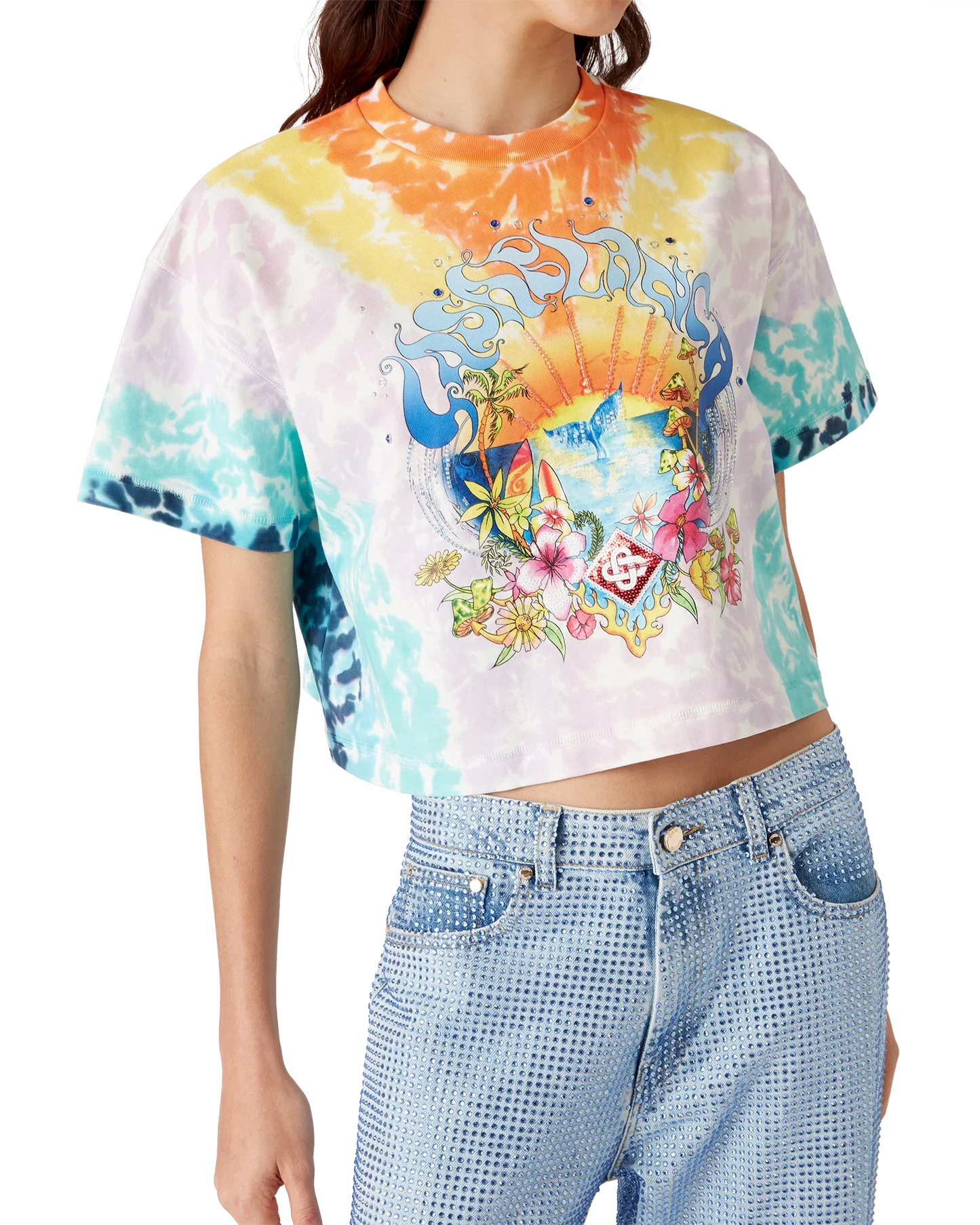 T-shirt à manches courtes Surf Trip Tie-Dye