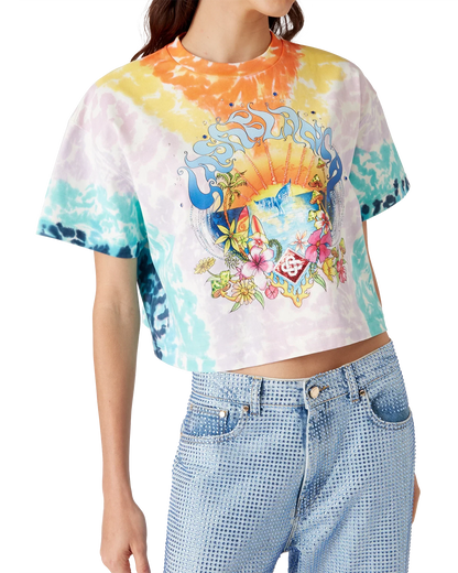 T-shirt à manches courtes Surf Trip Tie-Dye