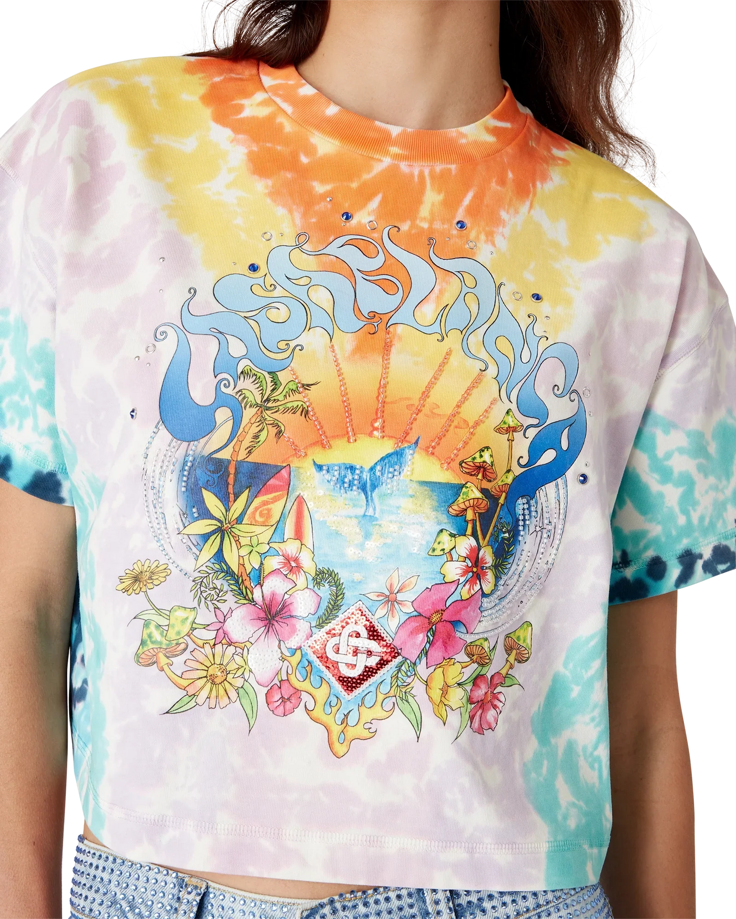 T-shirt à manches courtes Surf Trip Tie-Dye