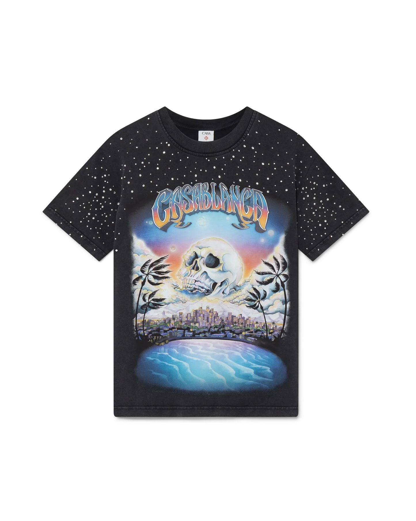 T-shirt à manches courtes La Prémonition orné de cristaux