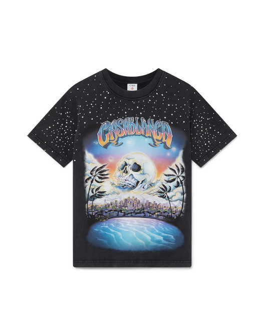 La Pr¨¦monition Crystal Embellished Short Sleeve T-Shirt