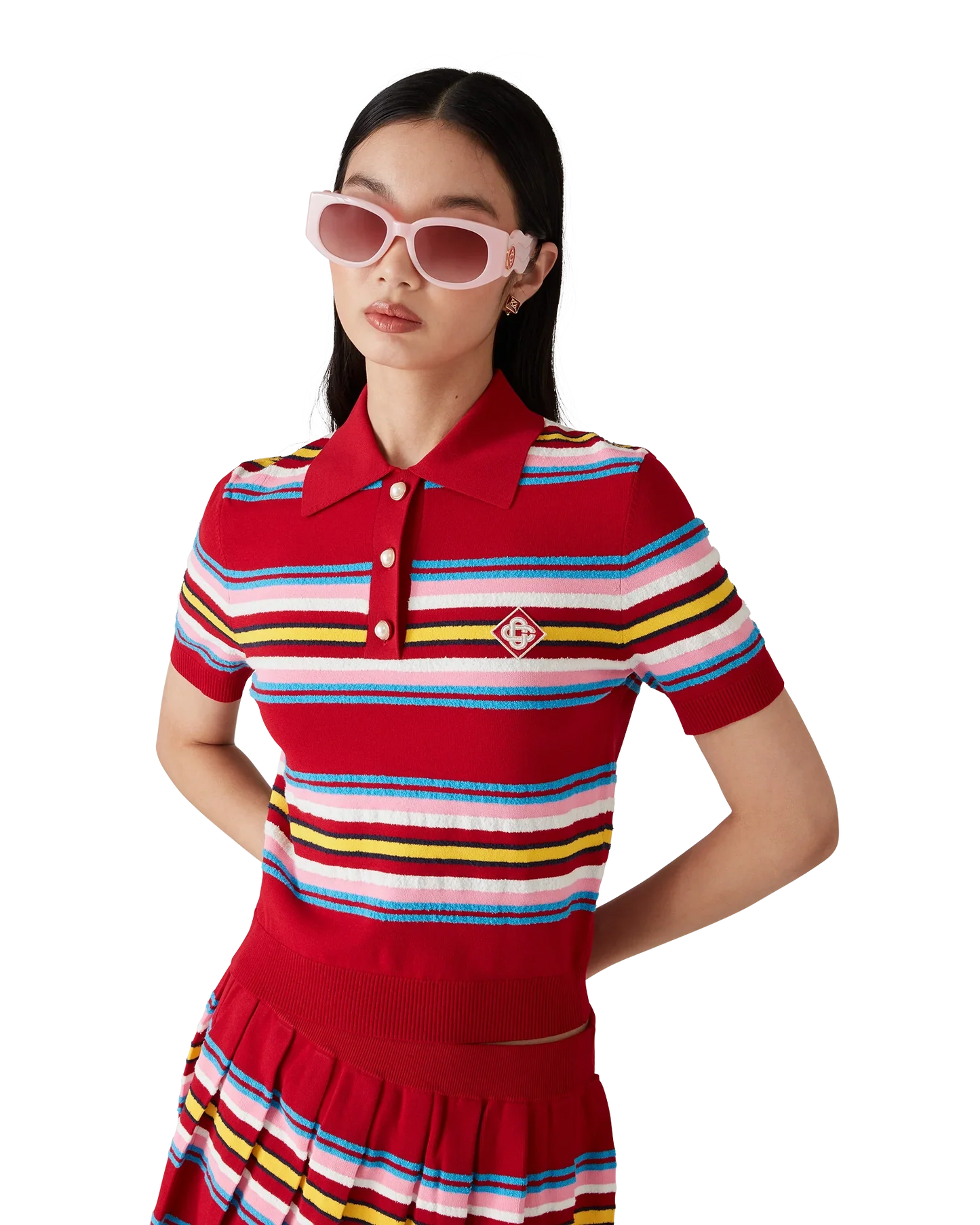 Polo rayé