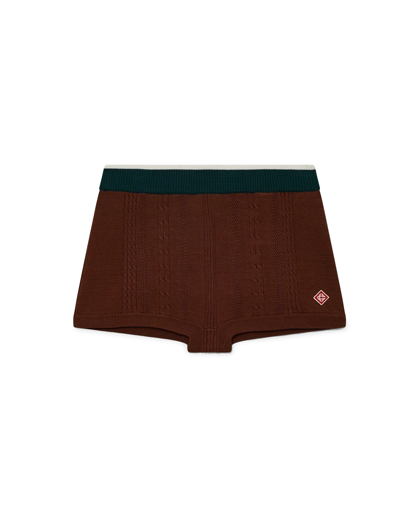 Cable Knit Mini Shorts