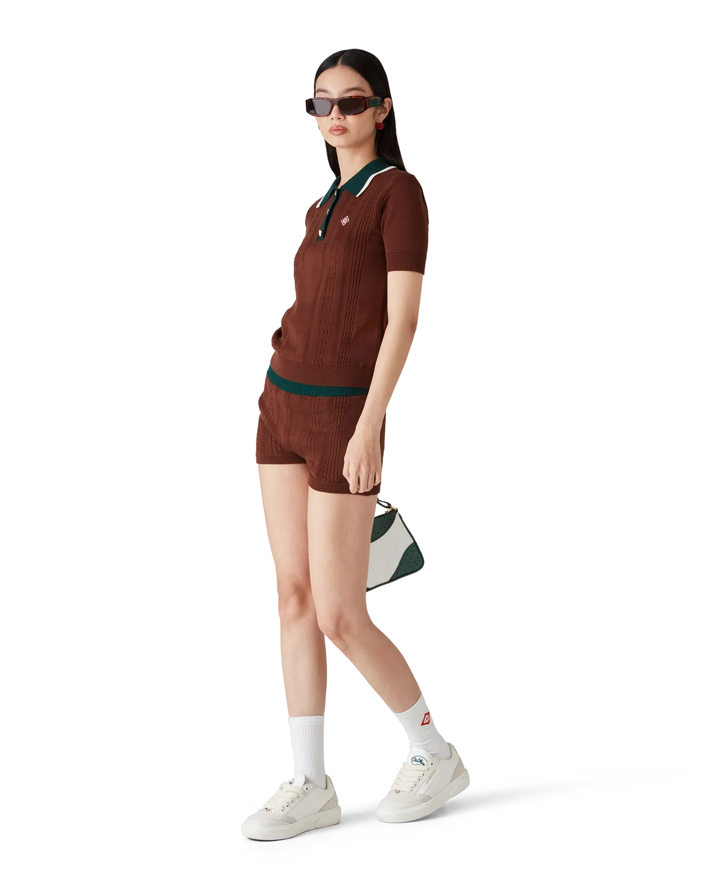 Cable Knit Mini Shorts