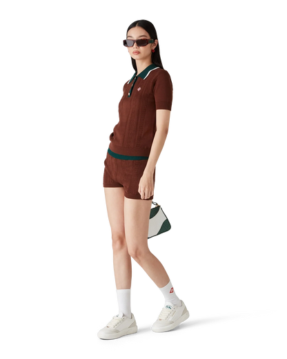 Cable Knit Mini Shorts
