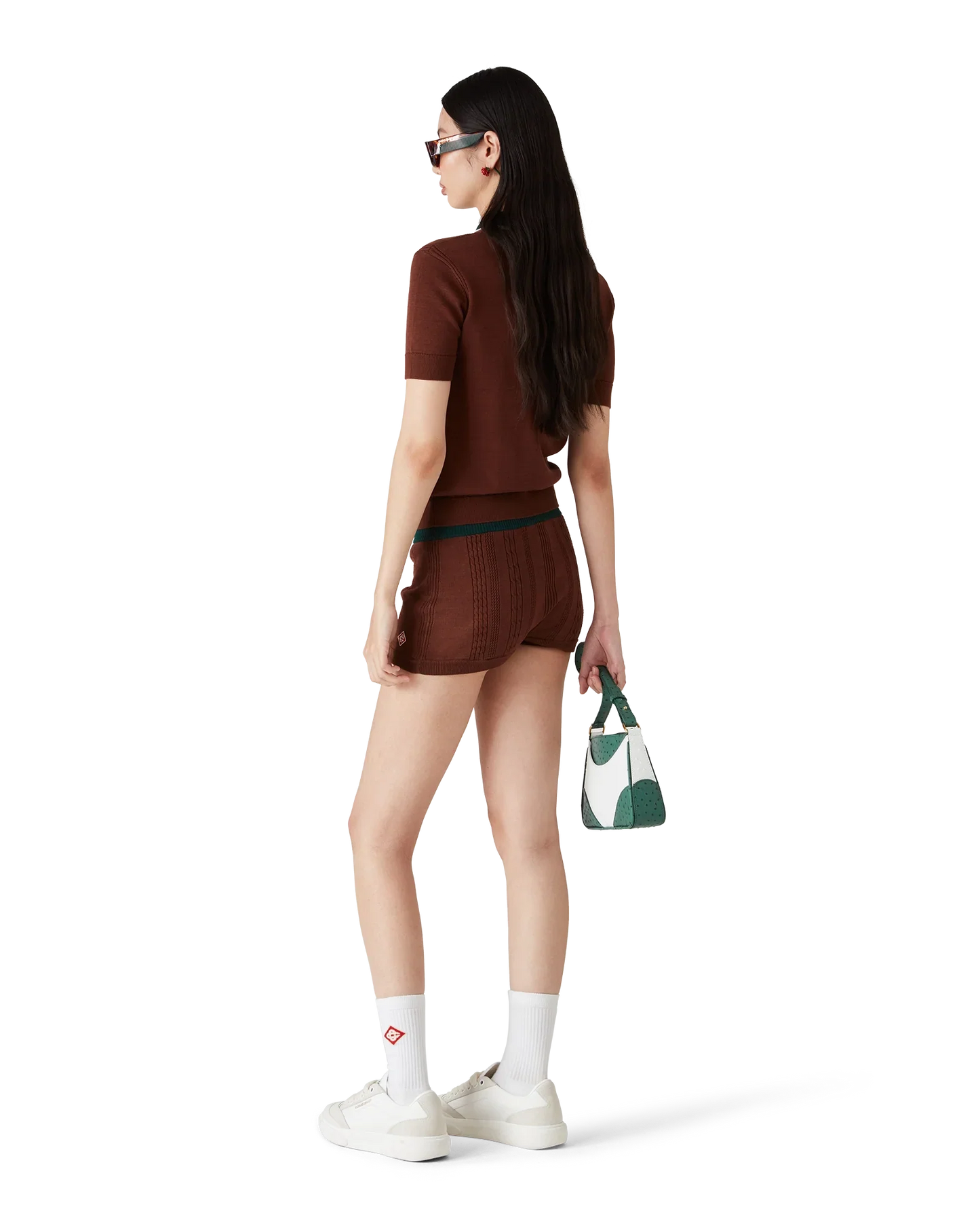 Cable Knit Mini Shorts