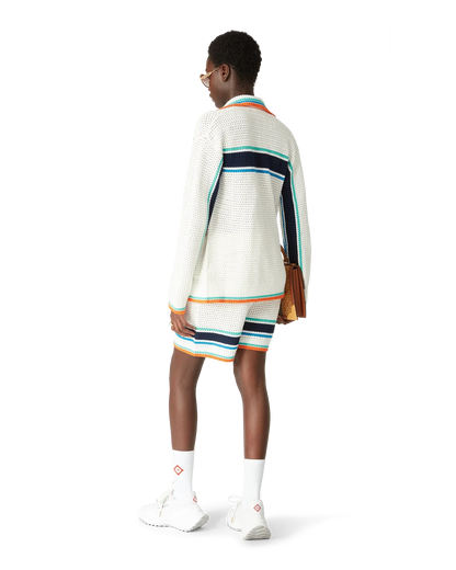Shorts de tennis en crochet