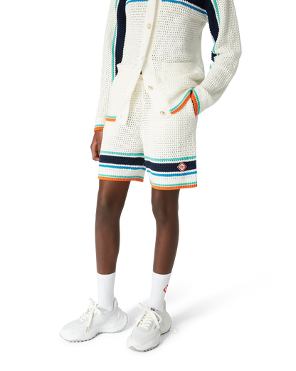 Shorts de tennis en crochet