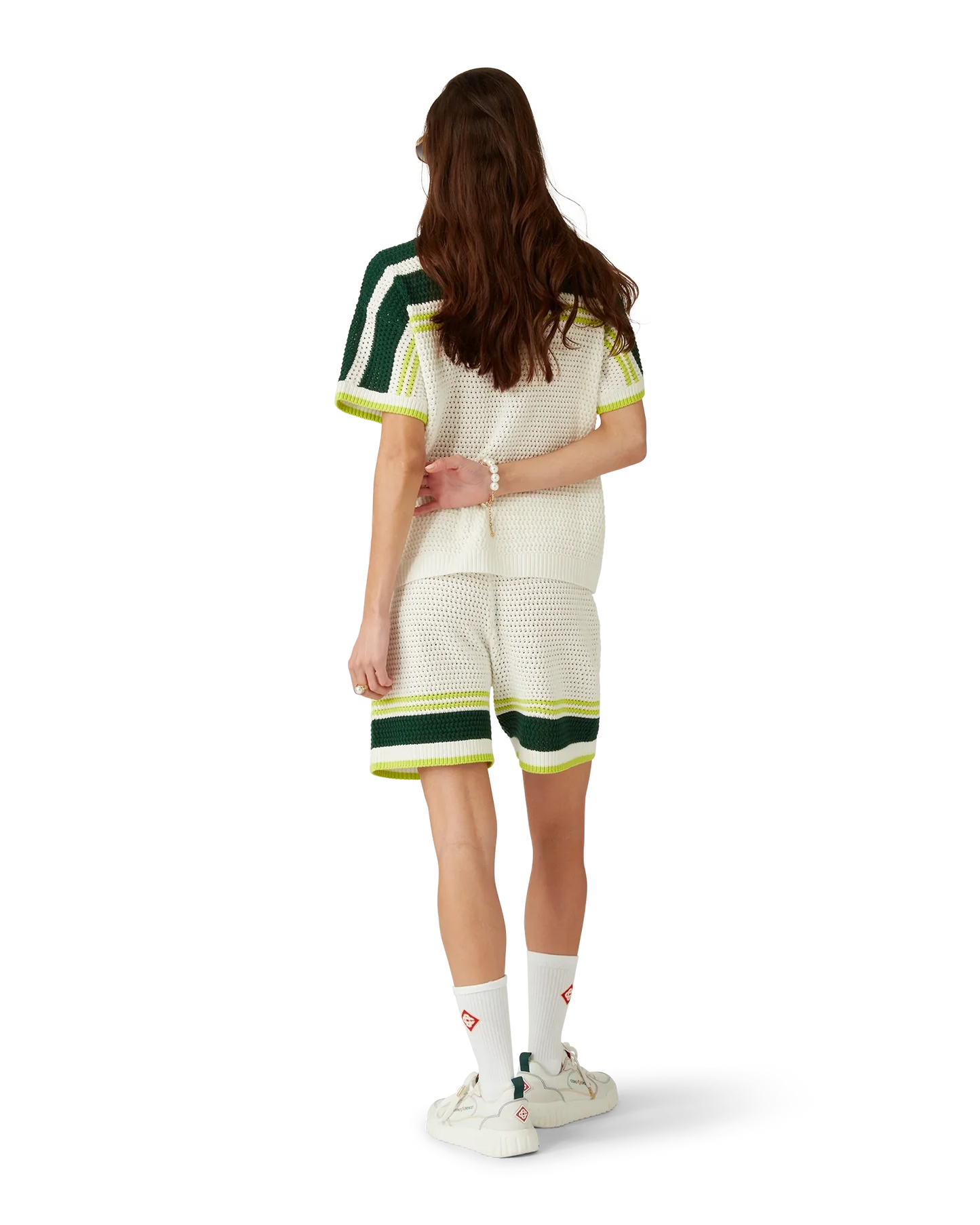 Shorts de tennis en crochet
