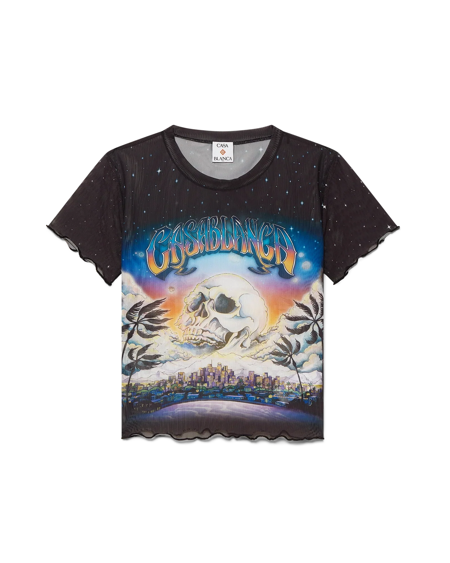 T-shirt en maille à manches courtes La Prémonition