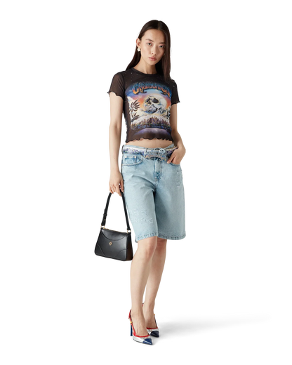 T-shirt en maille à manches courtes La Prémonition