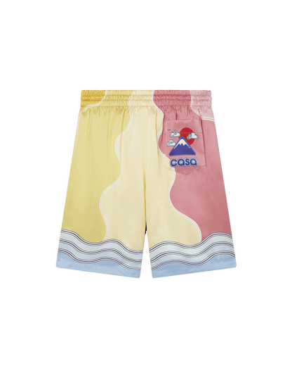 Short en soie Soleil Levant